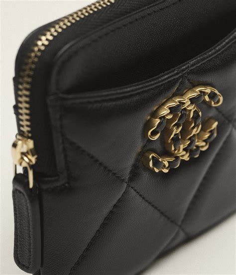 classic zipped coin purse chanel|chanel casino coin purse.